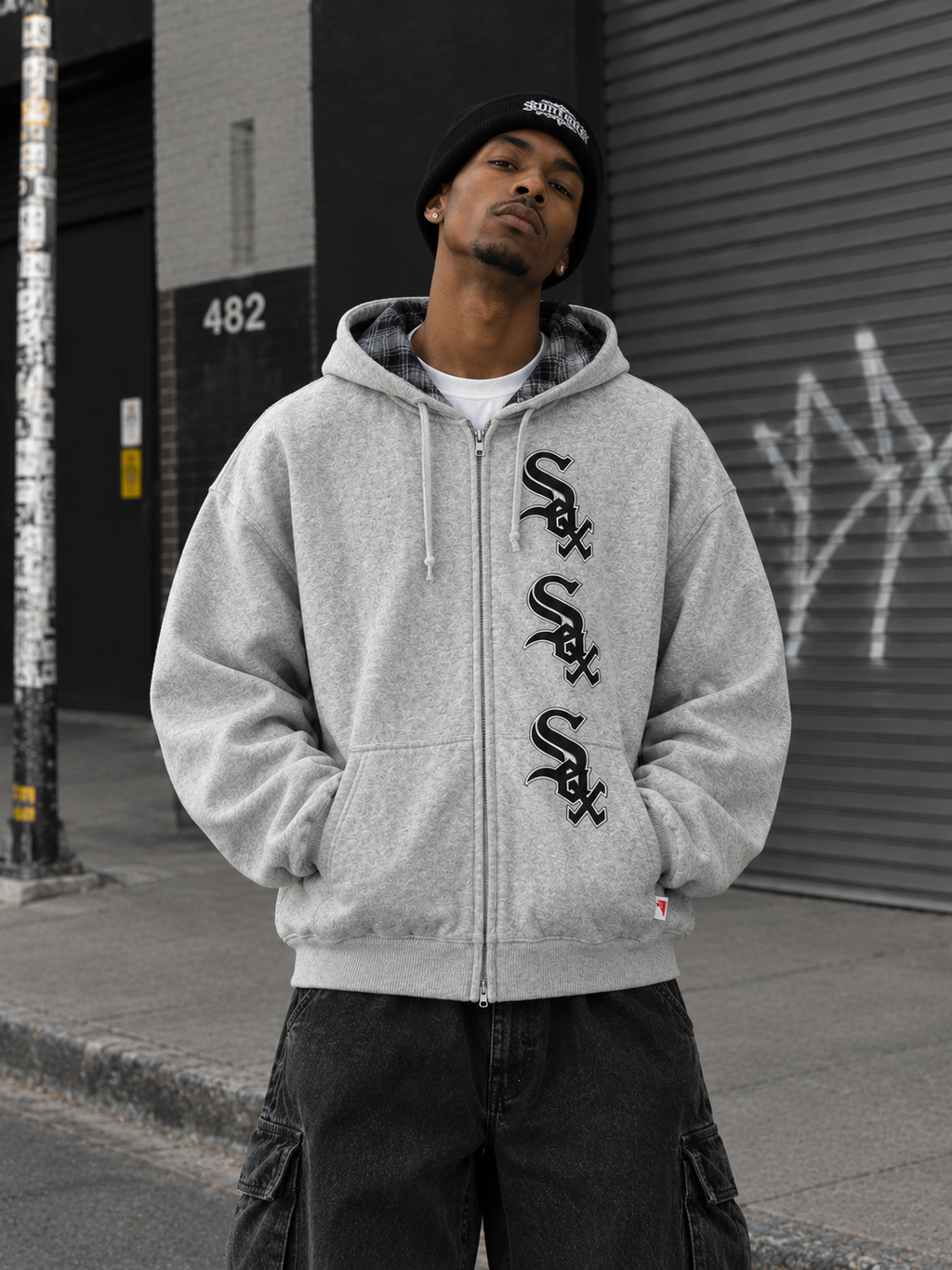 Chicago White Sox Zip Up Hooded Sweatshirt