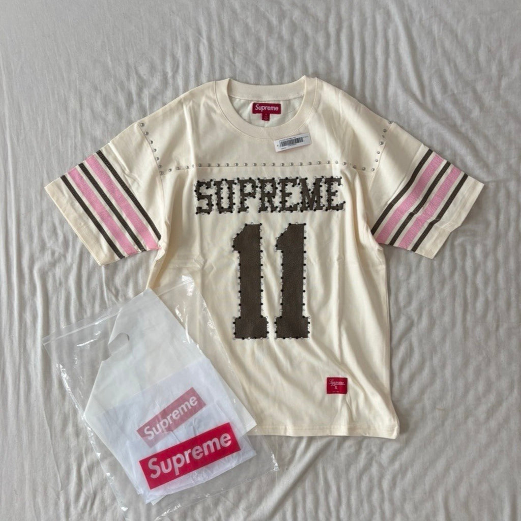 Studded SS Football Top