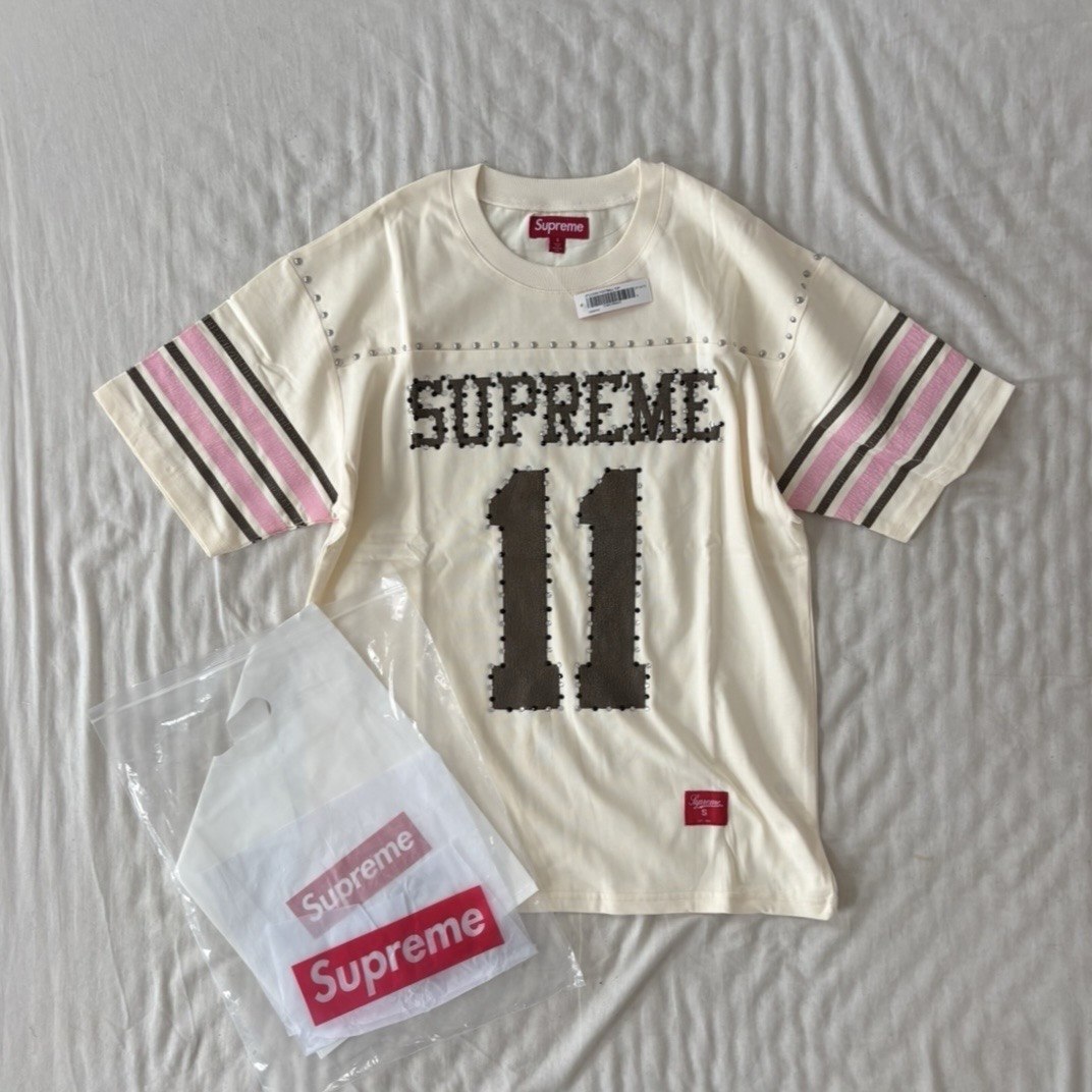 Studded SS Football Top