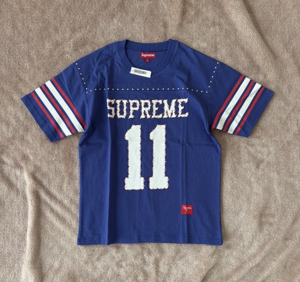 Studded S/S Football Top